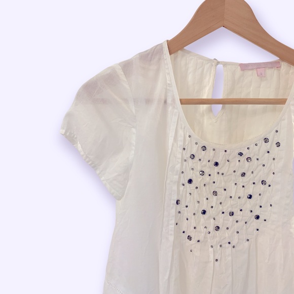 💎Rebecca Taylor Crystal top with pockets💎 - Picture 2 of 8